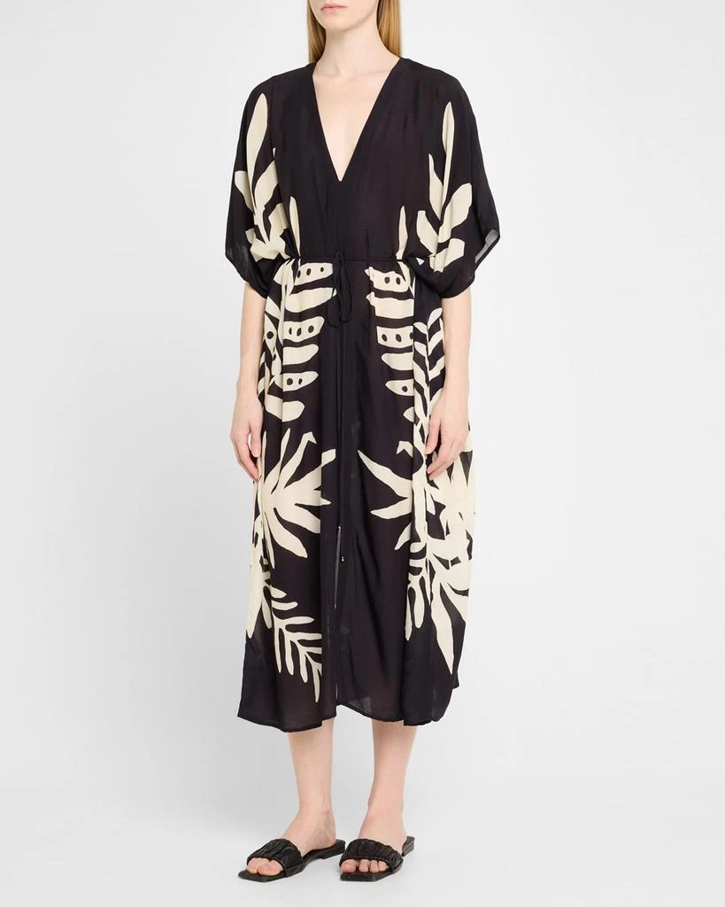 LENNY NIEMEYER Jungle Frame Kaftan Maxi Dress 4