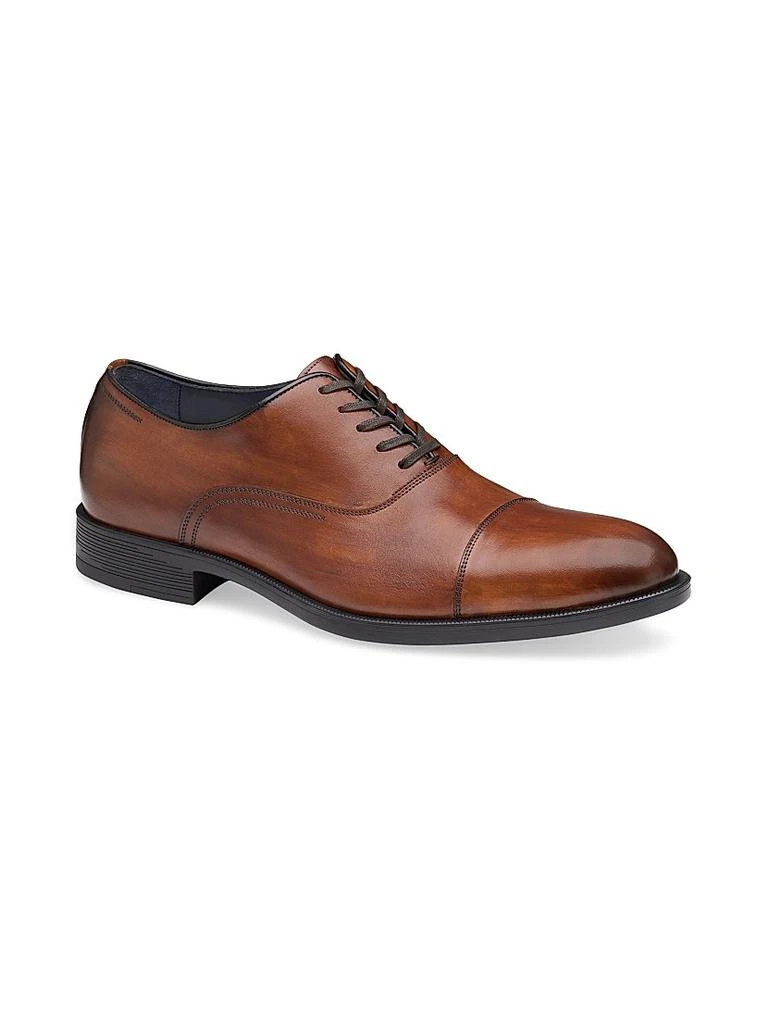 Johnston & Murphy J&M Collection Flynch Leather Cap-Toe Oxfords 2