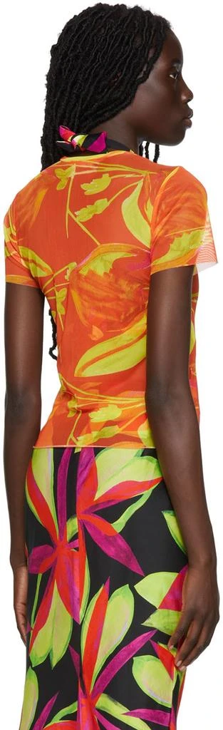 LOUISA BALLOU Orange Beach T-Shirt 3