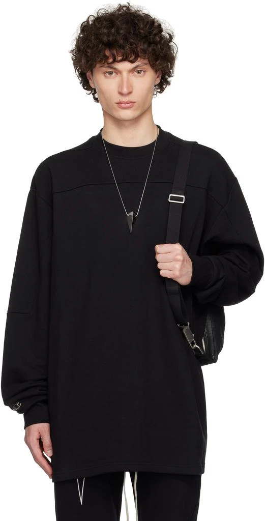 Rick Owens Black Champion Edition Girdered Sweatshirt 1