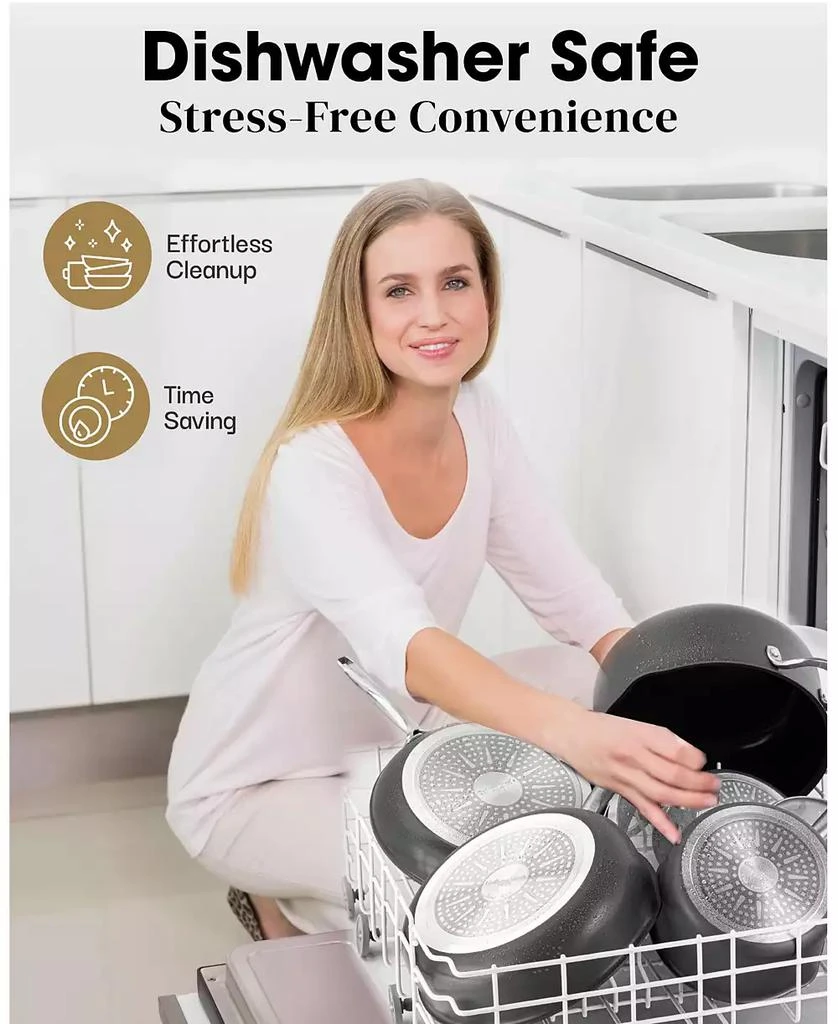 Gotham Steel Professional 2x Hard Anodized 15-Piece Ceramic Nonstick Cookware Set 9