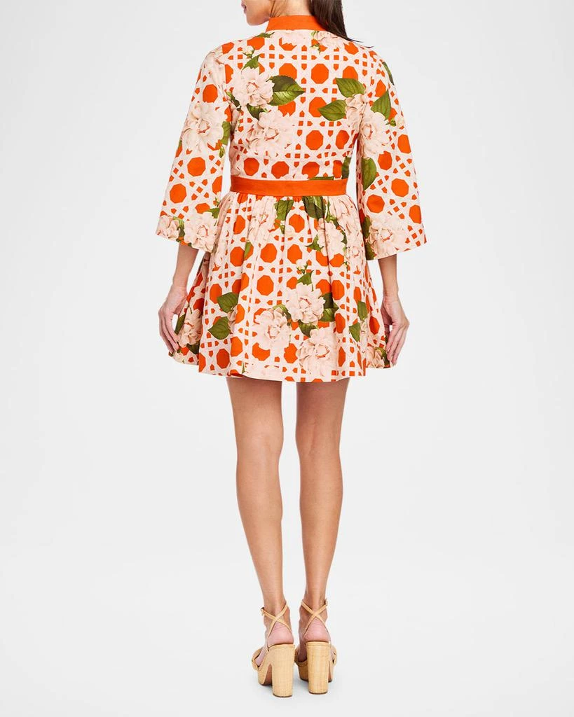 Mestiza New York Carmen Flare-Sleeve Bow Mini Dress 3