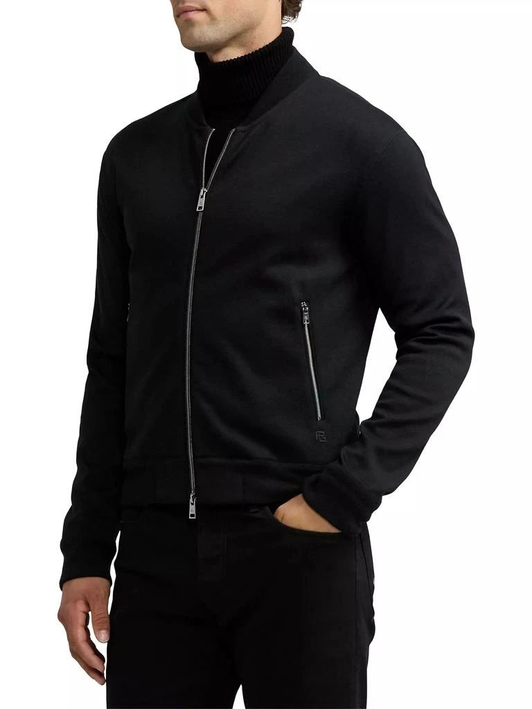 Ralph Lauren Modern Double-Knit Baseball Jacket 4