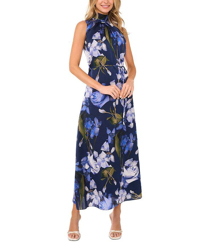 Printed Bow Tie Sleeveless Maxi Dress  On Sale Now with Up to 32% Off |  Discover Exclusive Deals & Savings at BeyondStyle  Authentic Ted Baker  London dress|women with Limited-Time Discounts,
