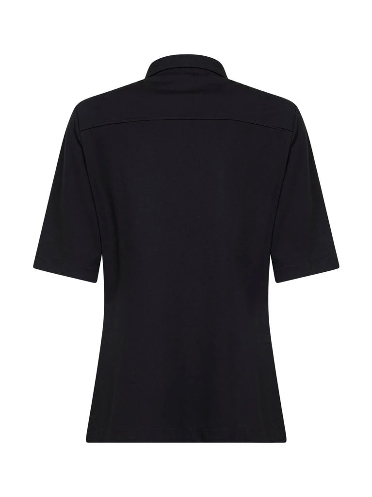 BLANCA VITA BLANCA VITA | Black viscose blend stretch jersey polo shirt | Women | 40 2