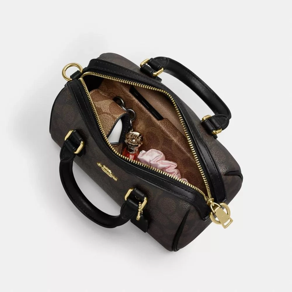 Coach Mini Rowan Crossbody Bag With Lemon Print 7