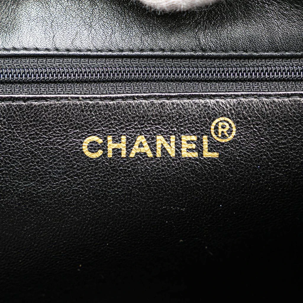 Chanel Chanel Black Lambskin Leather XL Tote Bag 13