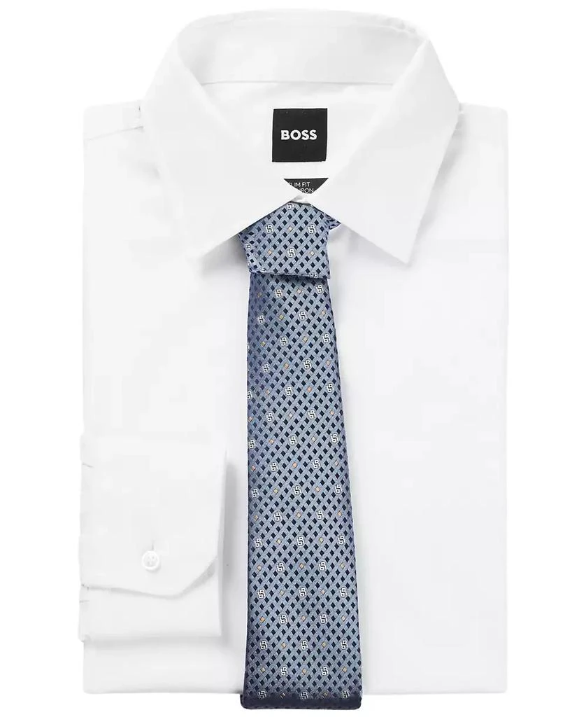 Hugo Boss Men's Silk Jacquard Double D Monogram Tie 1