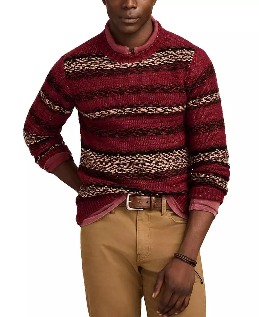 Lucky Brand Men's Fair Isle Long Sleeve Crewneck Sweater 1