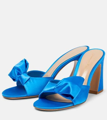 Gianvito Rossi Rosie satin mules 5