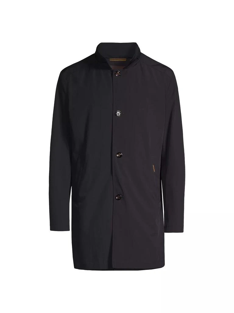 Moorer Waterproof Unlined Overcoat 1