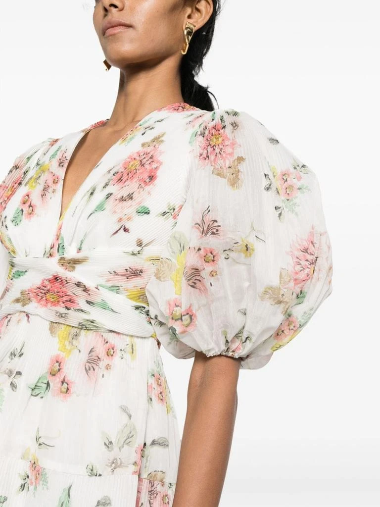 Zimmermann FLORAL PRINT PLEATED DRESS 5
