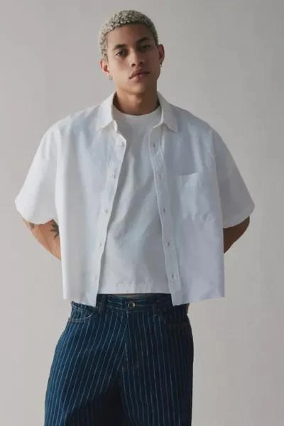 Urban Outfitters UO Solid Cutoff Oxford Shirt 1
