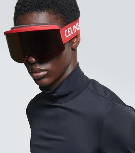 Celine Eyewear Logo ski goggles 3
