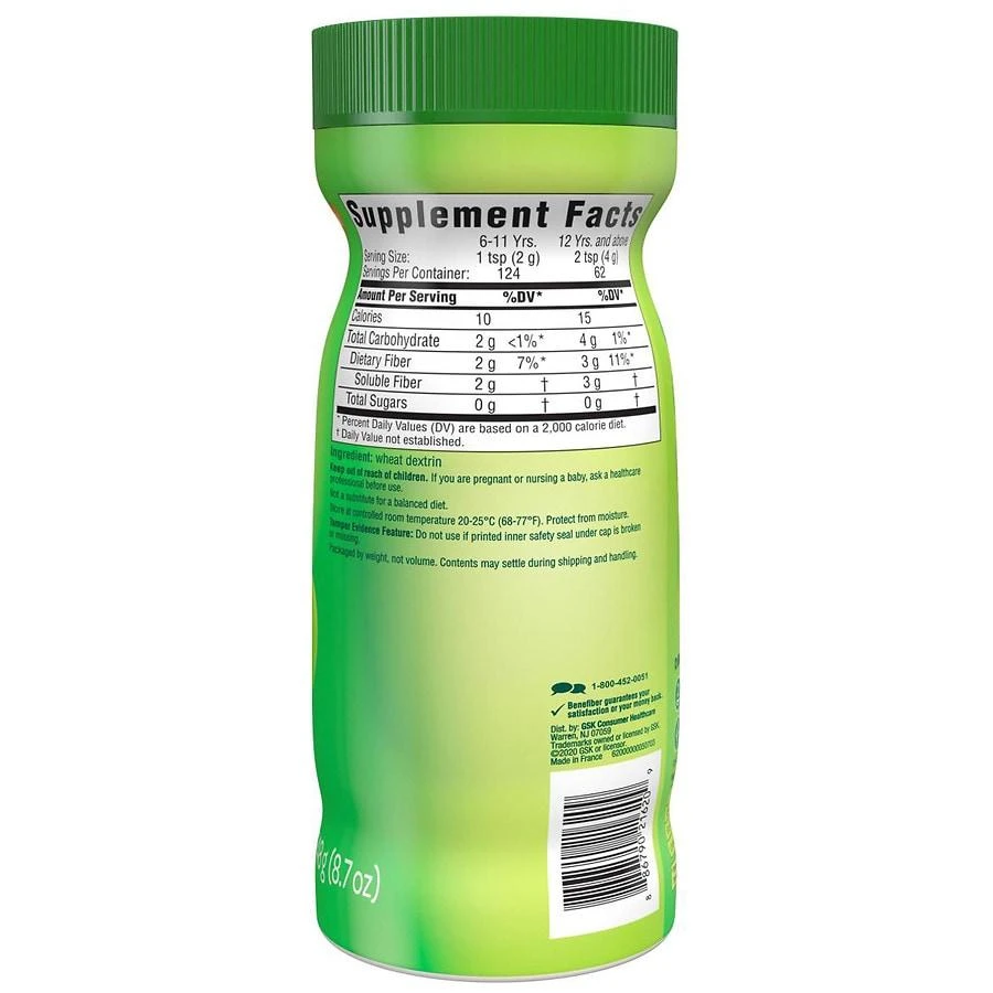 Benefiber Fiber Supplement Powder Unflavored, 62 dose 4