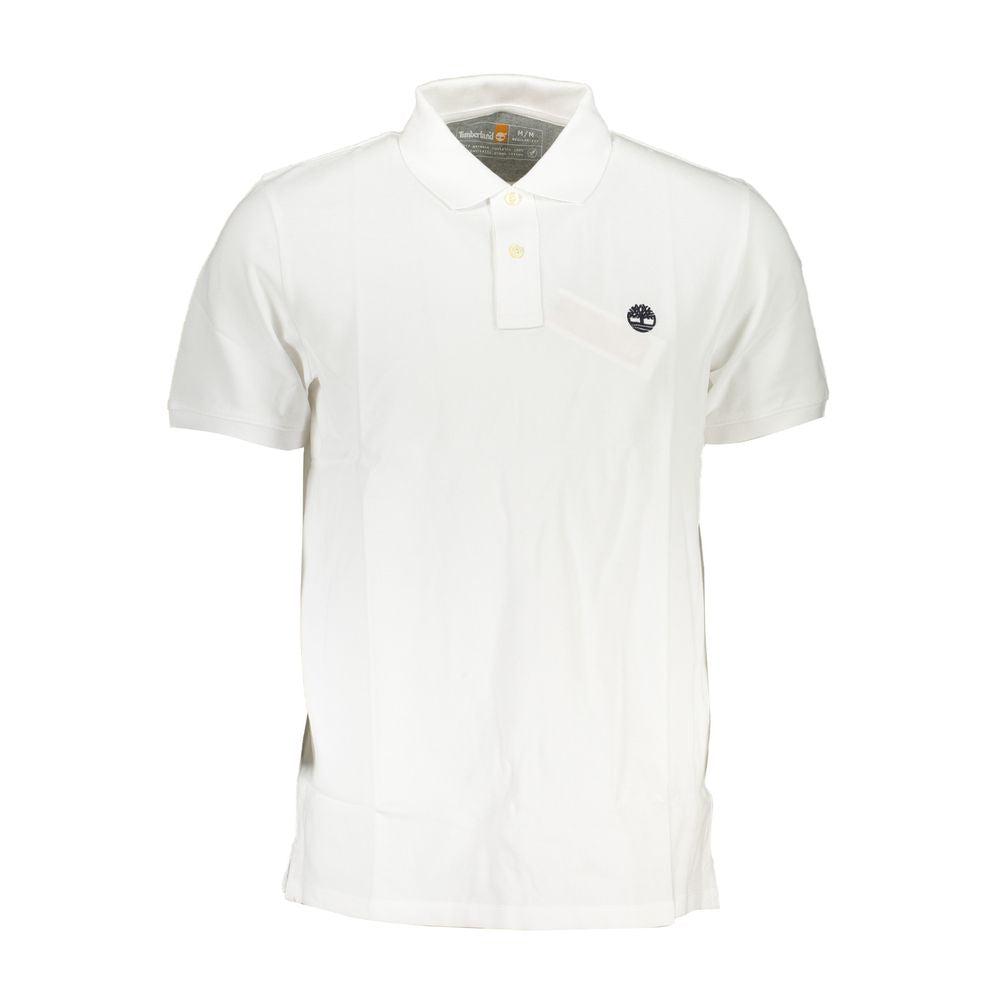 Timberland Timberland White Cotton Polo Shirt