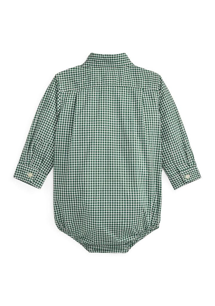 Ralph Lauren Baby Boys Gingham Cotton Poplin Bodysuit