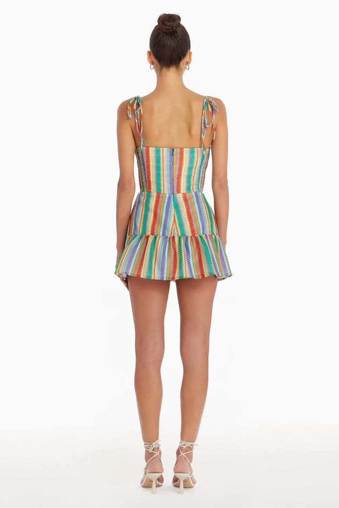 Amanda Uprichard Amanda Uprichard - Champagne Skort Romper 2