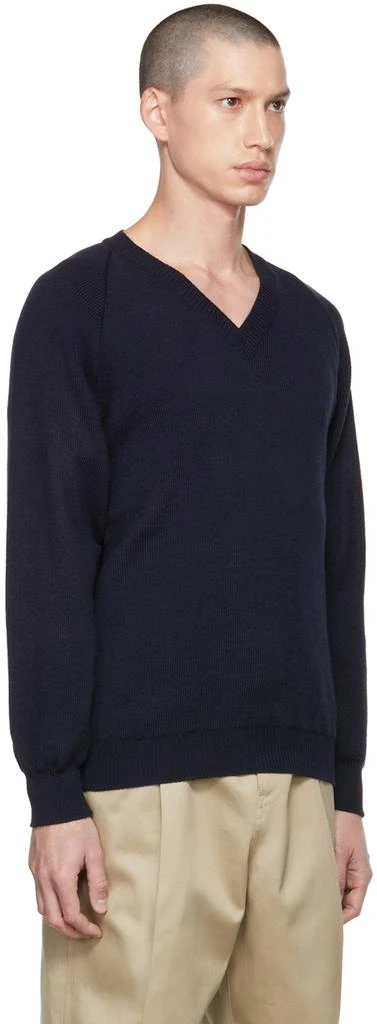 Comme des Garcons Navy Lochaven Of Scotland Edition Sweater 2