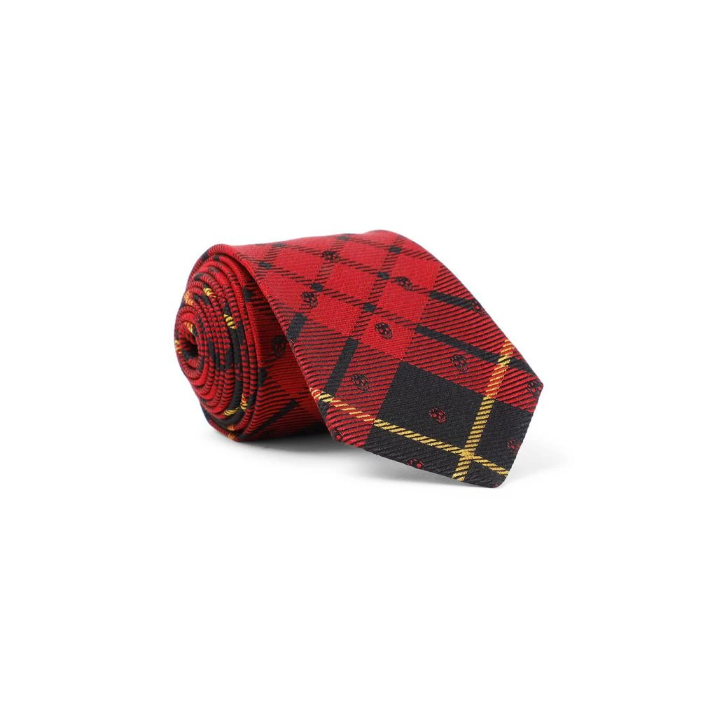 Alexander McQueen Alexander McQueen Skull Jacquard Tartan Tie 1