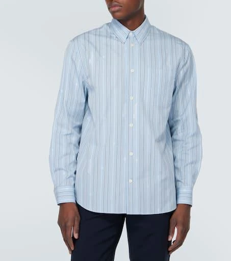 Versace Striped cotton poplin shirt 3