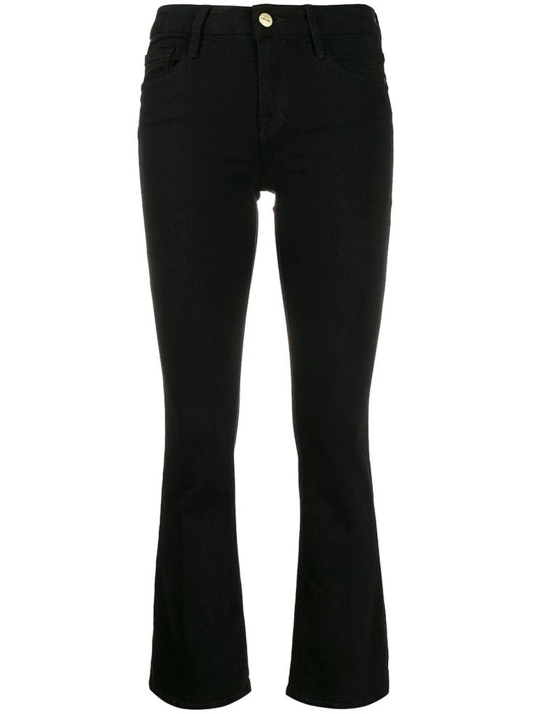 FRAME Frame Woman'S Le Crop Black Denim Jeans 1
