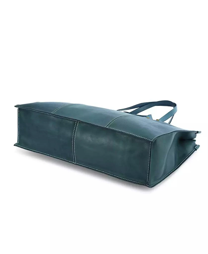 OLD TREND Women's Genuine Leather Sandstorm Tote Bag 6