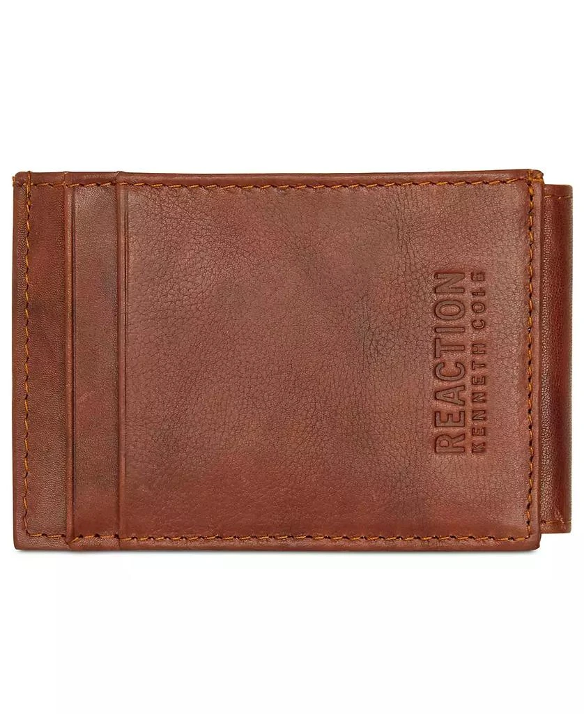 Kenneth Cole Men's Crunch Magnetic Front-Pocket Leather Wallet 1