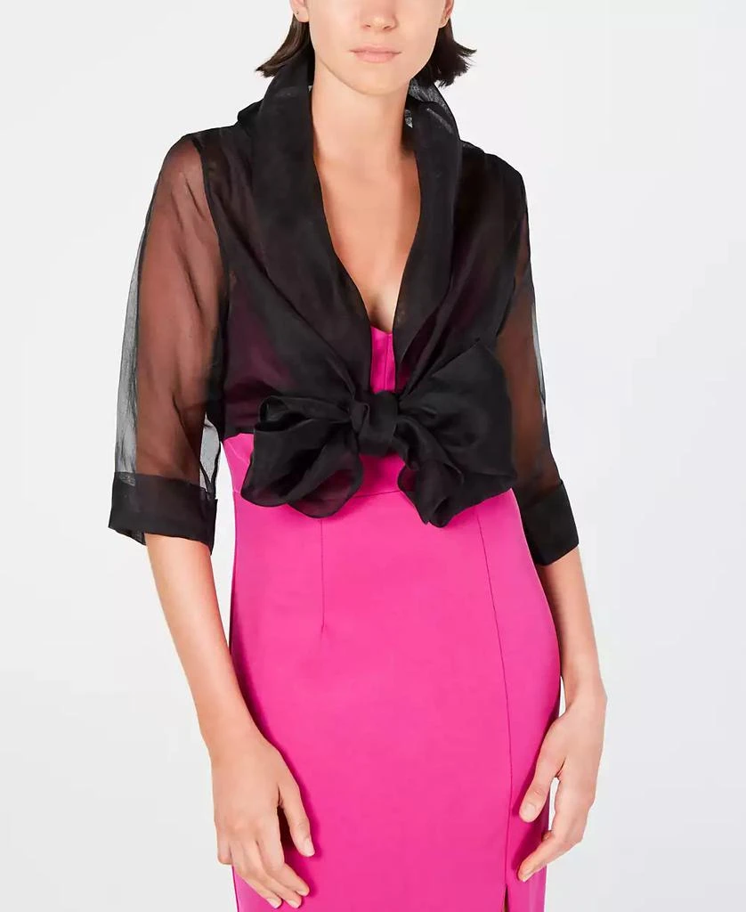Adrianna Papell Organza Wrap Jacket 3