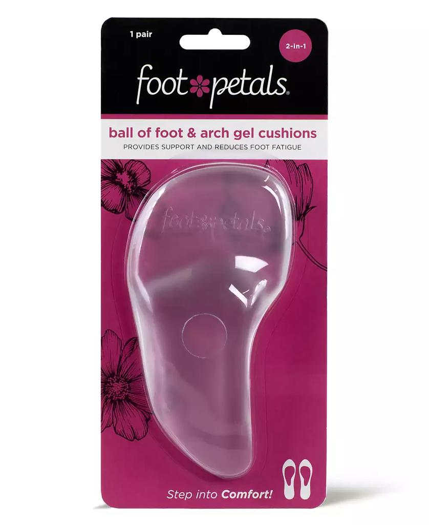 Foot Petals 2-in-1 Gel Ball of Foot and Arch Support Cushions