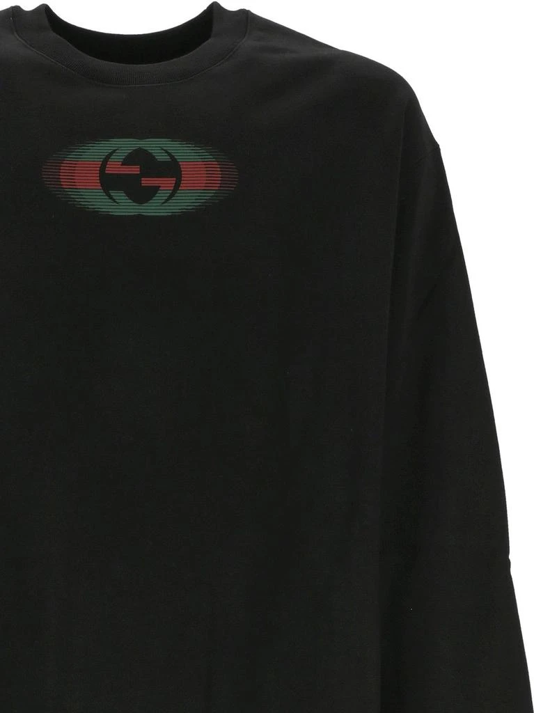 Gucci Gucci Logo Printed Crewneck Sweatshirt 3