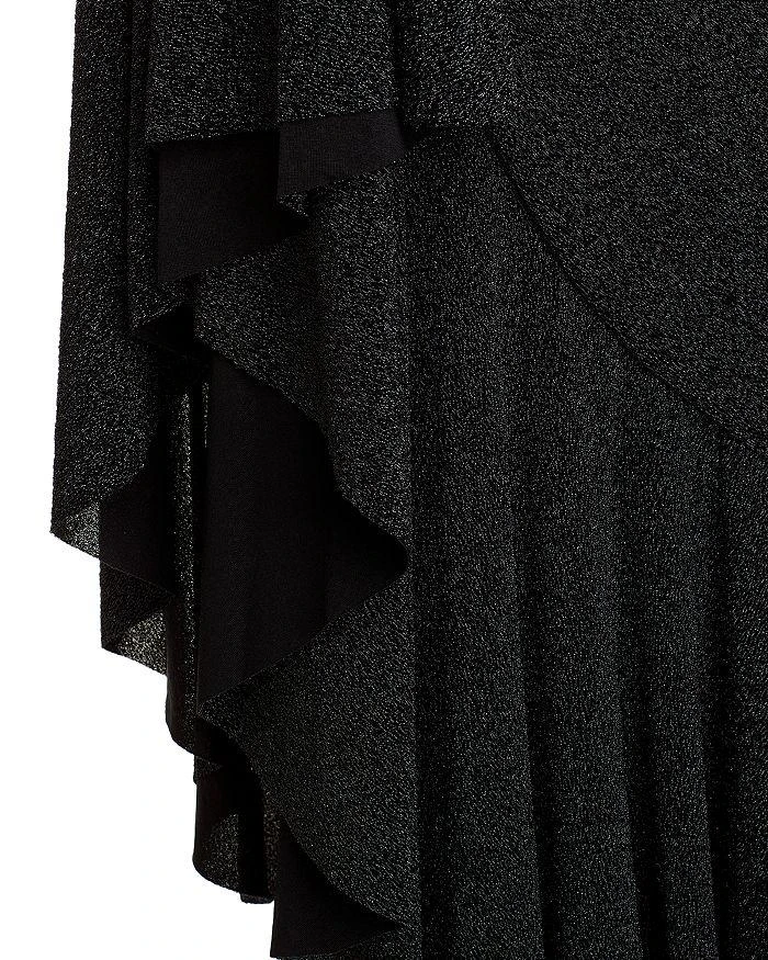 Black Halo Jewel Metallic Gown 6