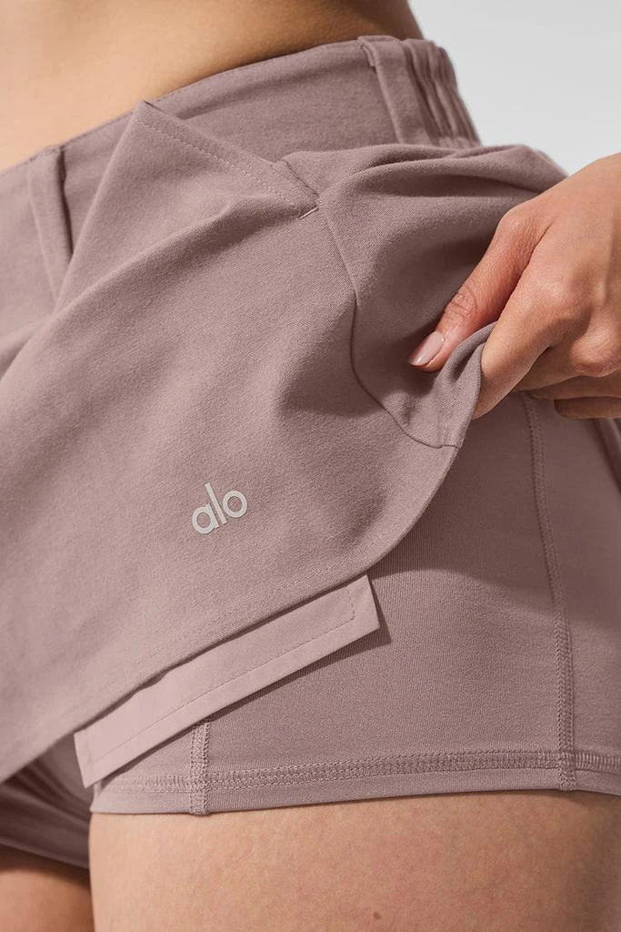 Alo Good Days Mini Skirt - Mushroom 5