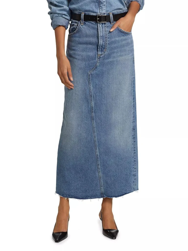 Citizens of Humanity Circolo Denim Maxi Skirt 3