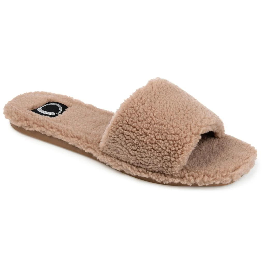 Journee Collection Collection Women's Faux Fur Sunlight Slipper 6