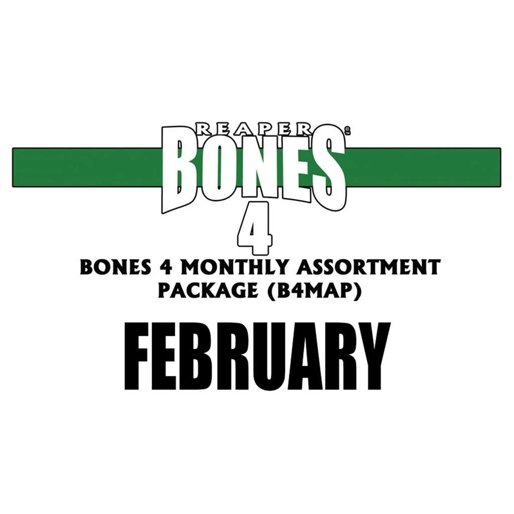 Reaper Miniatures B4MAP February 2021 Bones Miniature