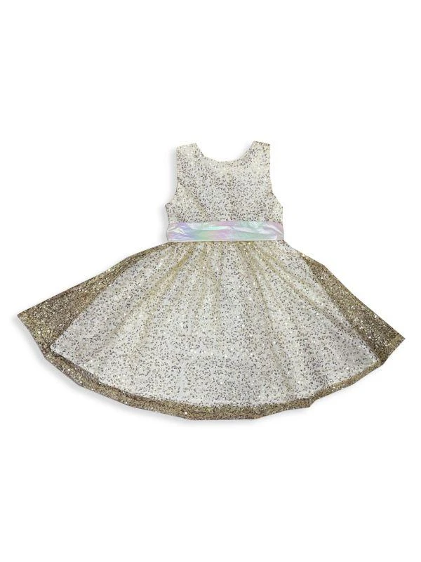 Shop Little Girl's & Girl's Sequin Fit & Flare Dress on Sale at BeyondStyle   Get 34% Off Little Girl's & Girl's Sequin Fit & Flare Dress with  Limited-Time Flash Deals, Exclusive