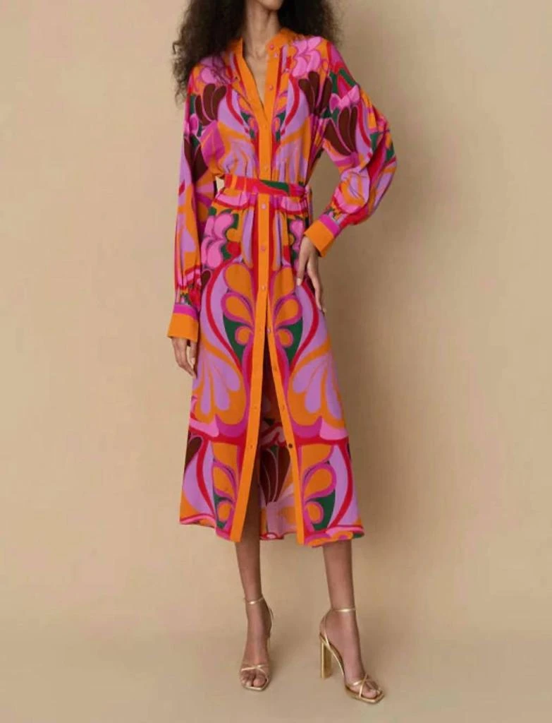 Borgo de Nor Borgo De Nor - Camila Crepe Midi Dress 2