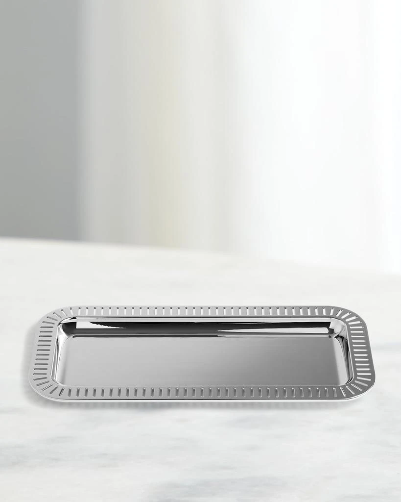 ANNA New York Striations Small Rectangle Serving Tray, 13.75" 1