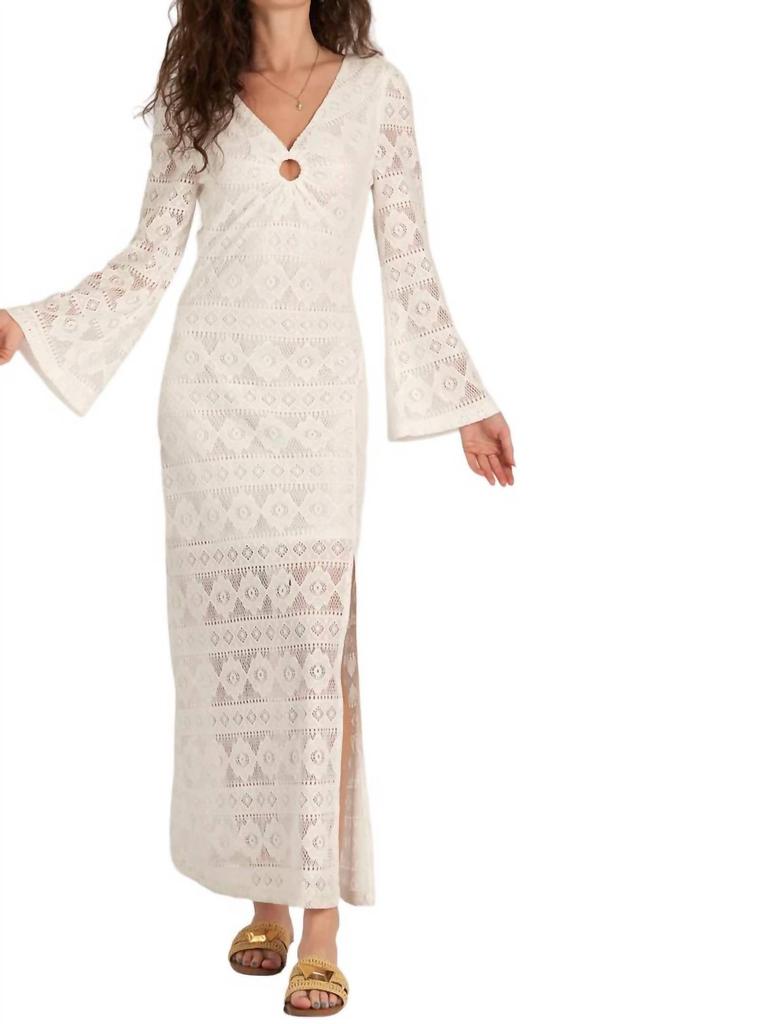 En Creme Annie Lace Maxi Dress
