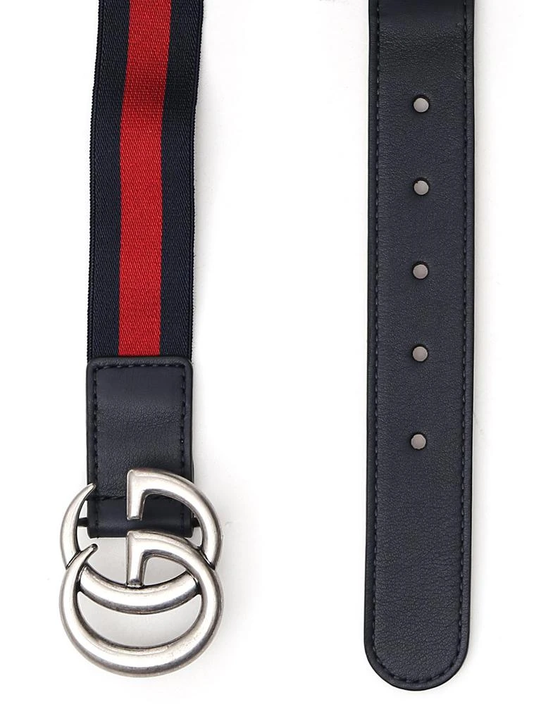 Gucci Gucci Kids Web Double G Buckle Belt 2