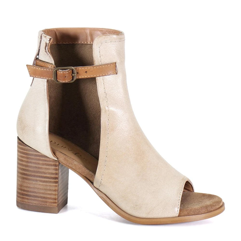 Diba True Low Tide Leather Round Toe Block Heel Pumps 1