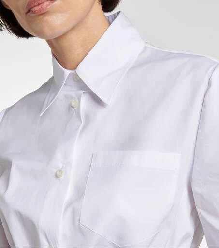Prada Cropped cotton shirt 4