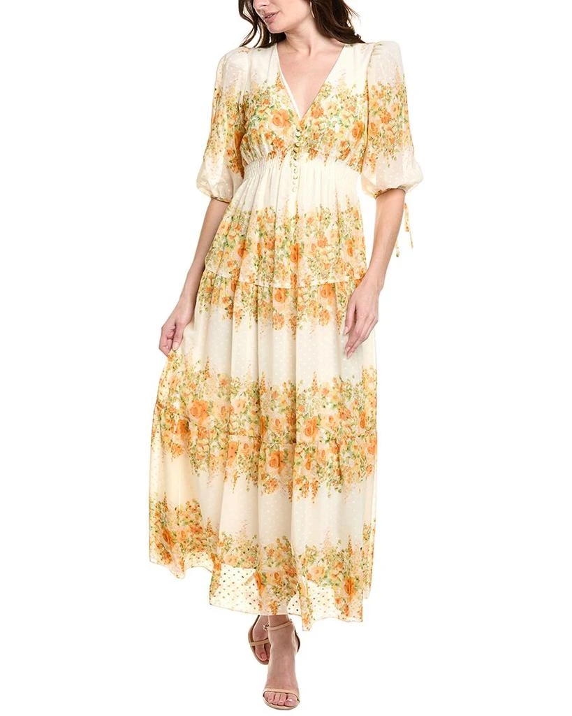 Taylor Clip Dot Midi Dress 1