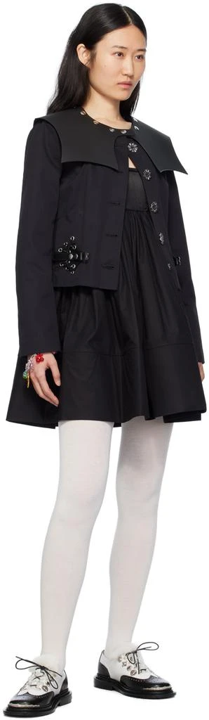 CHOPOVA LOWENA Black Foray Bustier Minidress 4