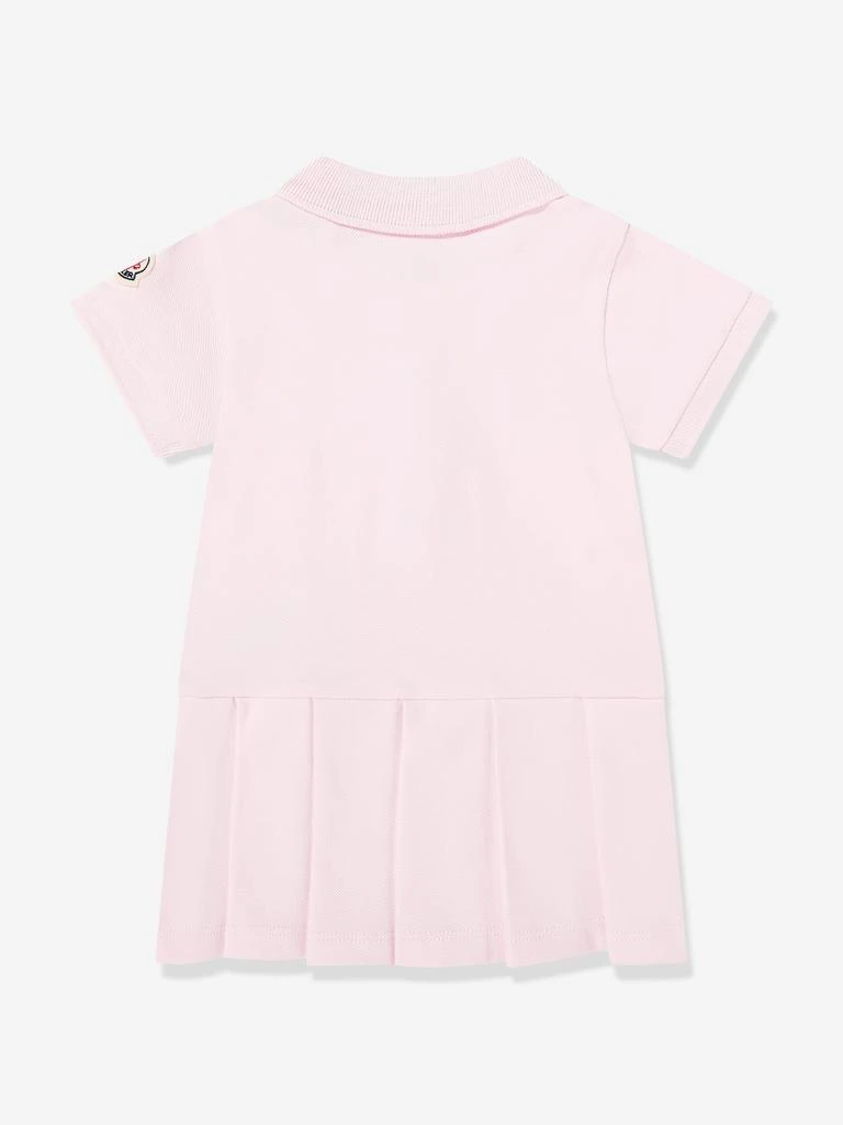Moncler Moncler Enfant Baby Girls Cotton Polo Dress in Pink 2