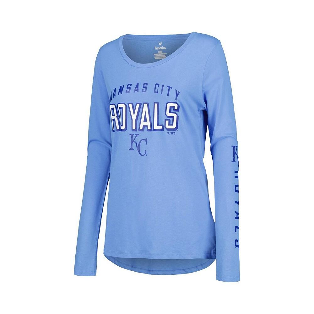 Fanatics Women's Light Blue/Royal Kansas City Royals T-Shirt Combo Pack