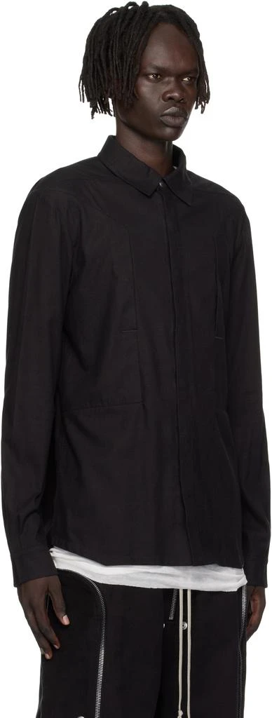 Rick Owens Black Concordians Fogpocket Shirt 2