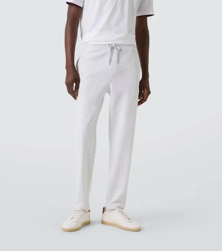 Brunello Cucinelli Cotton-blend jersey sweatpants 3