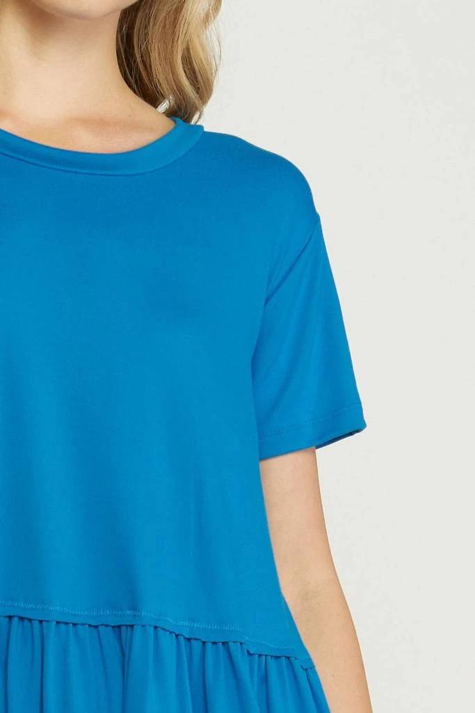 Entro Entro - Short Sleeve Peplum Top 5
